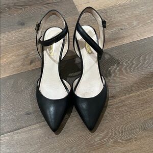 Louise et Cie Black Pointed Toe Heels